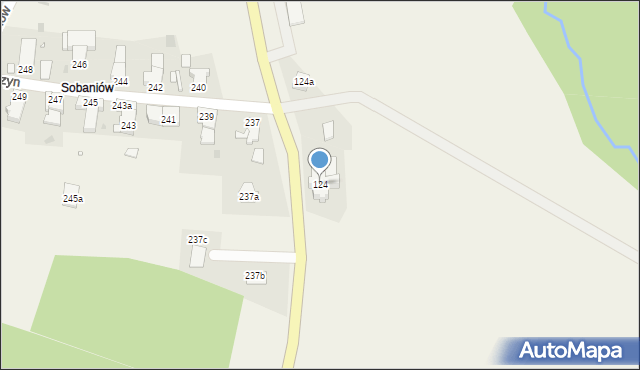 Czerwieńczyce, Czerwieńczyce, 124, mapa Czerwieńczyce