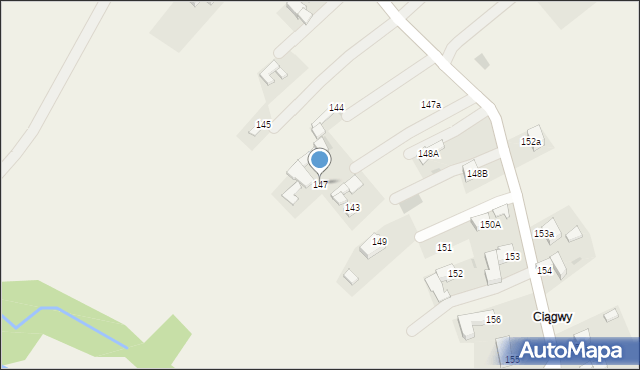 Czerwienne, Czerwienne, 147, mapa Czerwienne