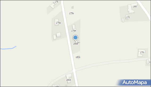 Czerwienne, Czerwienne, 184a, mapa Czerwienne