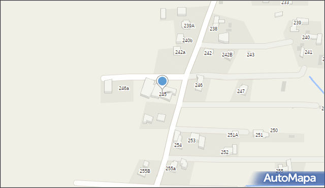 Czerwienne, Czerwienne, 245, mapa Czerwienne