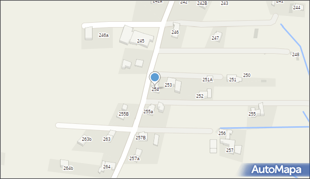 Czerwienne, Czerwienne, 254, mapa Czerwienne
