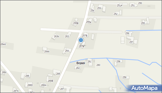 Czerwienne, Czerwienne, 257a, mapa Czerwienne