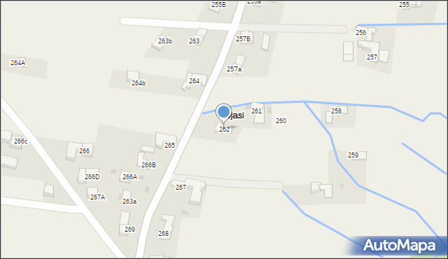 Czerwienne, Czerwienne, 262, mapa Czerwienne