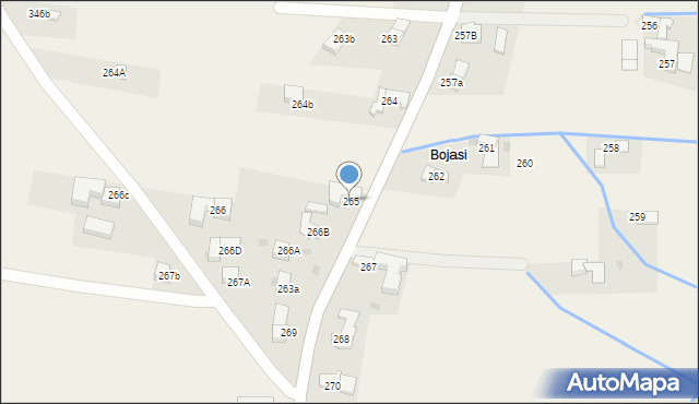 Czerwienne, Czerwienne, 265, mapa Czerwienne