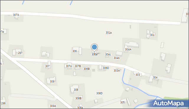 Czerwienne, Czerwienne, 306a, mapa Czerwienne