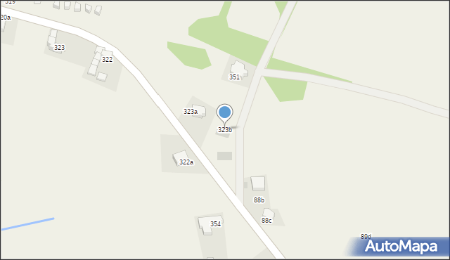 Czerwienne, Czerwienne, 323b, mapa Czerwienne