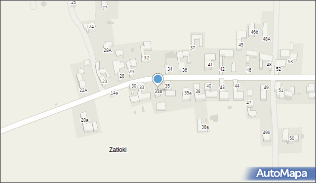 Czerwienne, Czerwienne, 33a, mapa Czerwienne