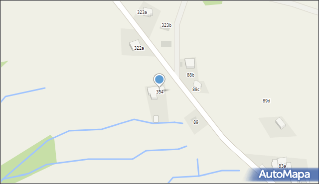 Czerwienne, Czerwienne, 354, mapa Czerwienne