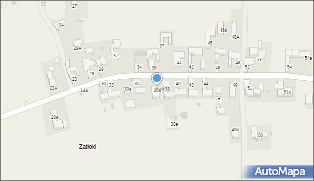 Czerwienne, Czerwienne, 35a, mapa Czerwienne