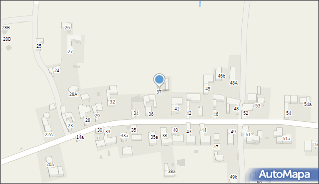 Czerwienne, Czerwienne, 37, mapa Czerwienne