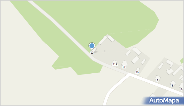 Czerwińskie, Czerwińskie, 12, mapa Czerwińskie