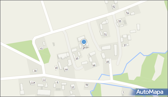 Czerwona Góra, Czerwona Góra, 47, mapa Czerwona Góra