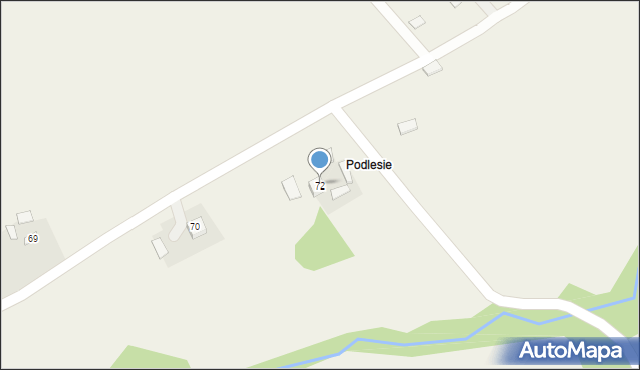 Czerwona Góra, Czerwona Góra, 72, mapa Czerwona Góra