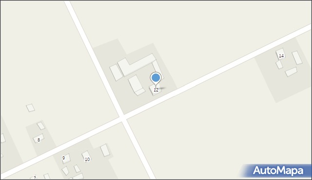 Czerwona Niwa-Parcel, Czerwona Niwa-Parcel, 12, mapa Czerwona Niwa-Parcel