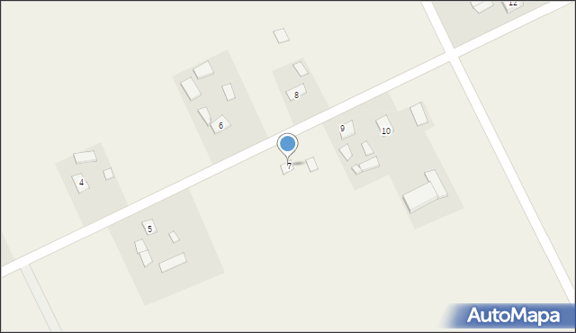 Czerwona Niwa-Parcel, Czerwona Niwa-Parcel, 7, mapa Czerwona Niwa-Parcel