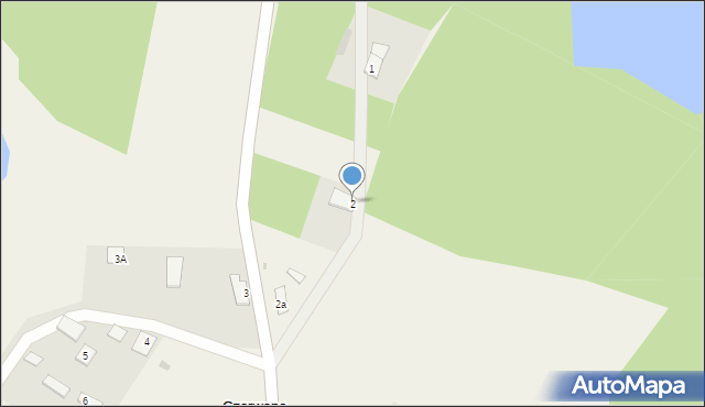 Czerwona Woda, Czerwona Woda, 2, mapa Czerwona Woda