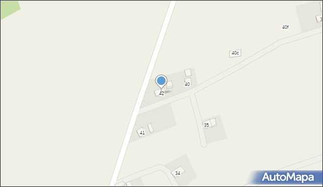 Czerwona Woda, Czerwionki, 42, mapa Czerwona Woda