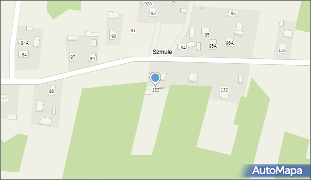 Czerwona Wola, Czerwona Wola, 122, mapa Czerwona Wola