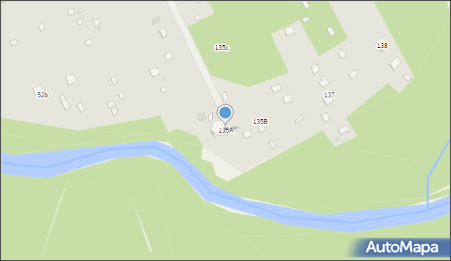 Czerwona Wola, Czerwona Wola, 135A, mapa Czerwona Wola