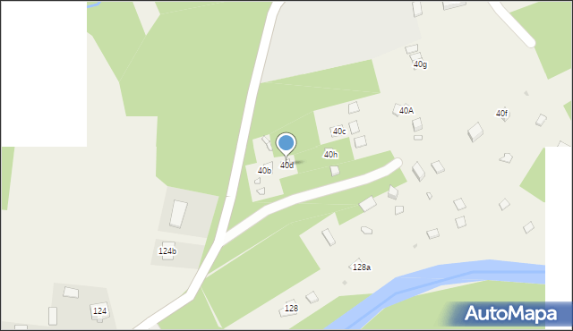 Czerwona Wola, Czerwona Wola, 40d, mapa Czerwona Wola