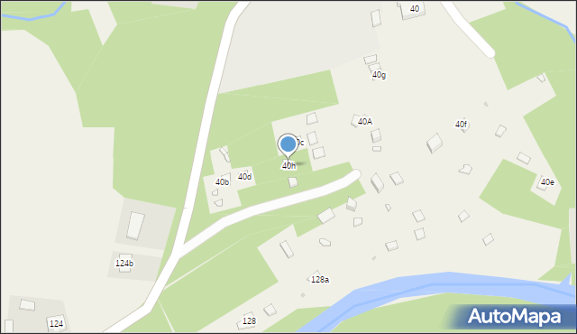 Czerwona Wola, Czerwona Wola, 40h, mapa Czerwona Wola