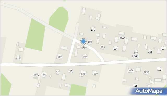 Czerwona Wola, Czerwona Wola, 99, mapa Czerwona Wola