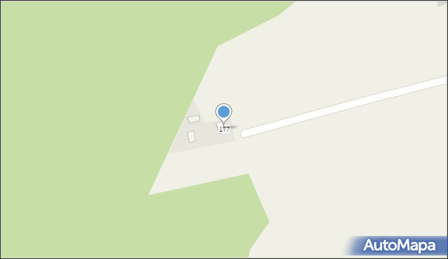 Czerwone, Czerwone, 177, mapa Czerwone