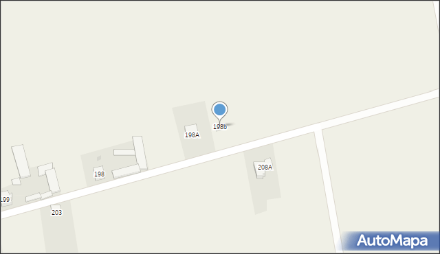 Czerwone, Czerwone, 198b, mapa Czerwone