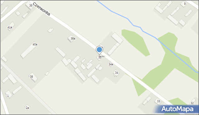 Czerwonka, Czerwonka, 35, mapa Czerwonka