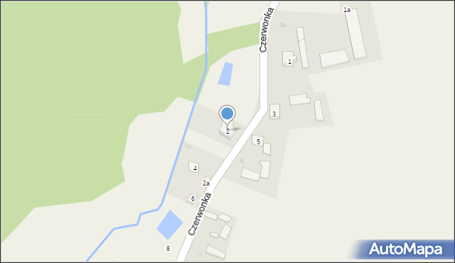 Czerwonka, Czerwonka, 2, mapa Czerwonka