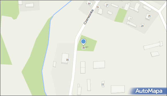 Czerwonka, Czerwonka, 35, mapa Czerwonka