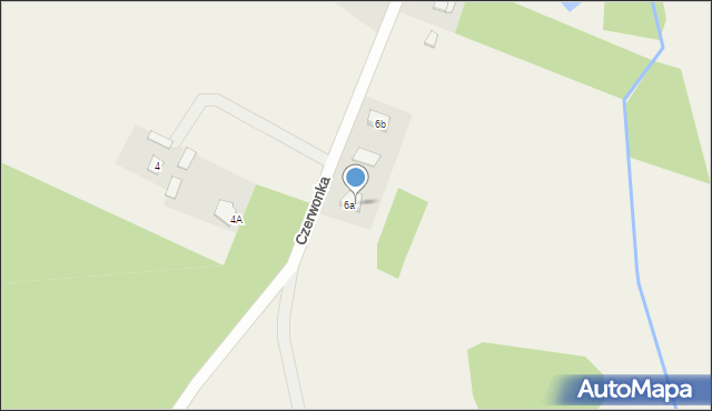 Czerwonka, Czerwonka, 6c, mapa Czerwonka