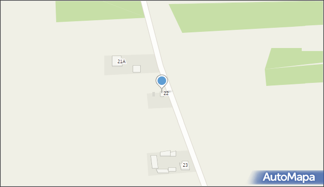 Czerwonka, Czerwonka, 22A, mapa Czerwonka