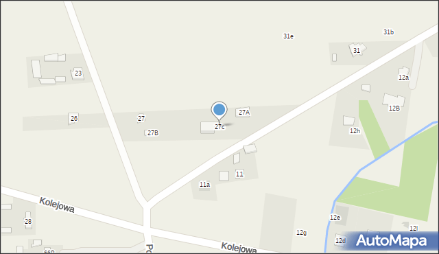 Czerwonka, Czerwonka, 27c, mapa Czerwonka