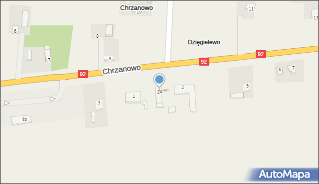 Czerwonka, Czerwonka, 2A, mapa Czerwonka