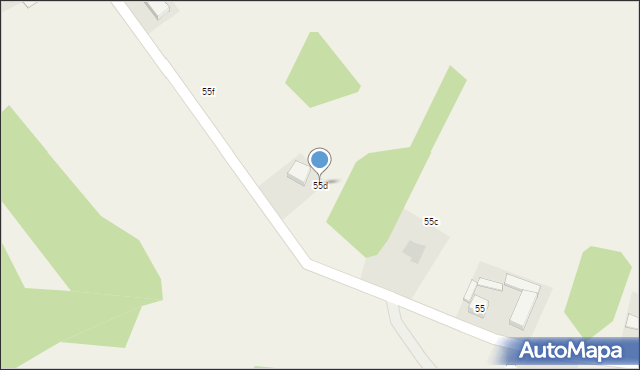 Czerwonka, Czerwonka, 55d, mapa Czerwonka
