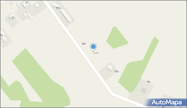 Czerwonka, Czerwonka, 55e, mapa Czerwonka