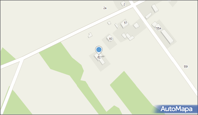 Czerwonka, Czerwonka, 61, mapa Czerwonka