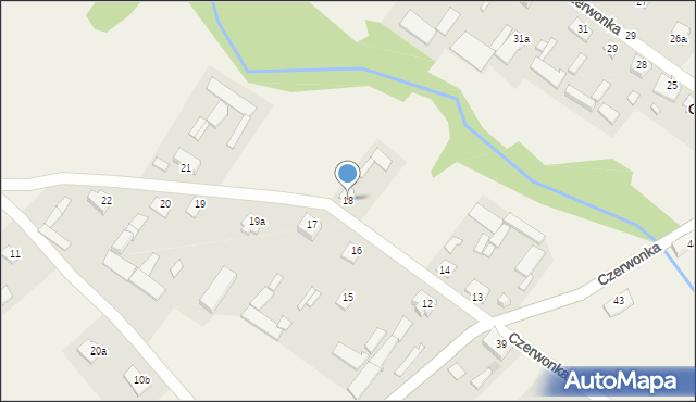 Czerwonka-Folwark, Czerwonka-Folwark, 18, mapa Czerwonka-Folwark