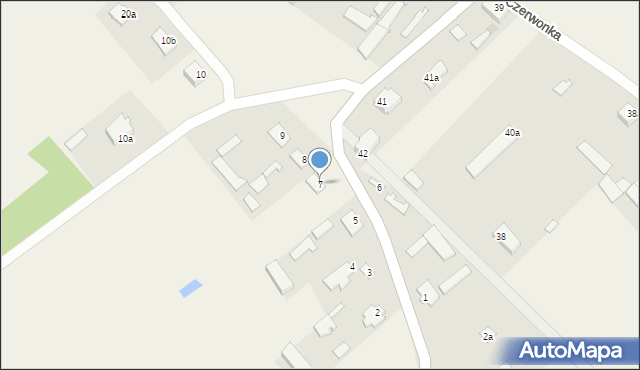 Czerwonka-Folwark, Czerwonka-Folwark, 7, mapa Czerwonka-Folwark