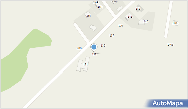 Czerwonka-Parcel, Czerwonka-Parcel, 133, mapa Czerwonka-Parcel