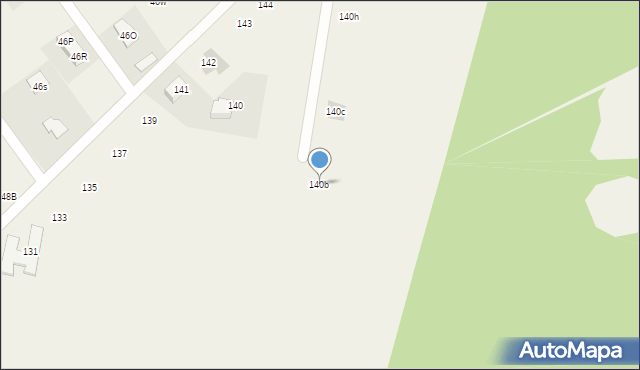 Czerwonka-Parcel, Czerwonka-Parcel, 140b, mapa Czerwonka-Parcel