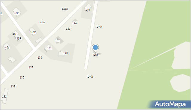 Czerwonka-Parcel, Czerwonka-Parcel, 140c, mapa Czerwonka-Parcel