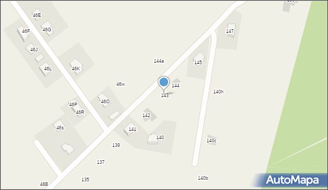 Czerwonka-Parcel, Czerwonka-Parcel, 143, mapa Czerwonka-Parcel