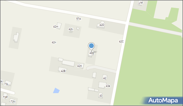 Czerwonka-Parcel, Czerwonka-Parcel, 42g, mapa Czerwonka-Parcel