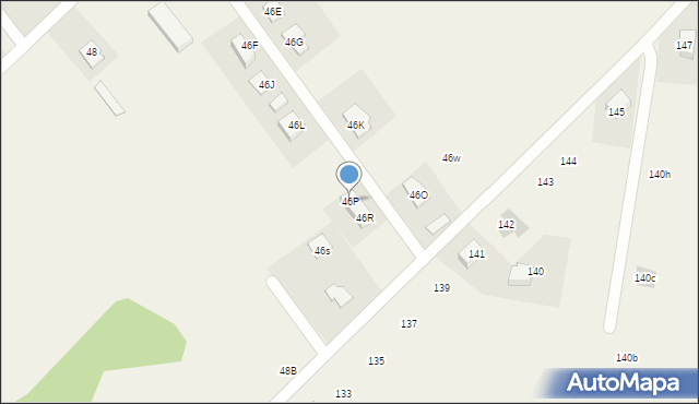 Czerwonka-Parcel, Czerwonka-Parcel, 46P, mapa Czerwonka-Parcel