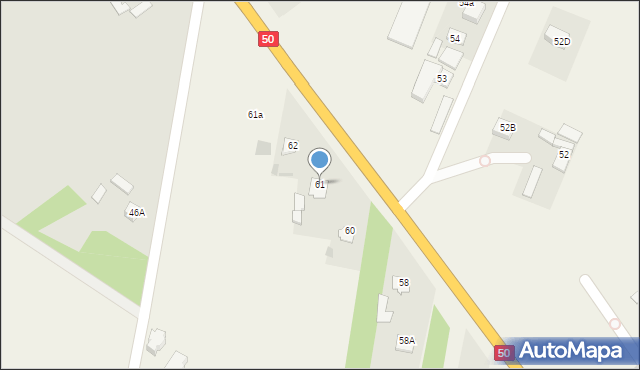 Czerwonka-Parcel, Czerwonka-Parcel, 61, mapa Czerwonka-Parcel