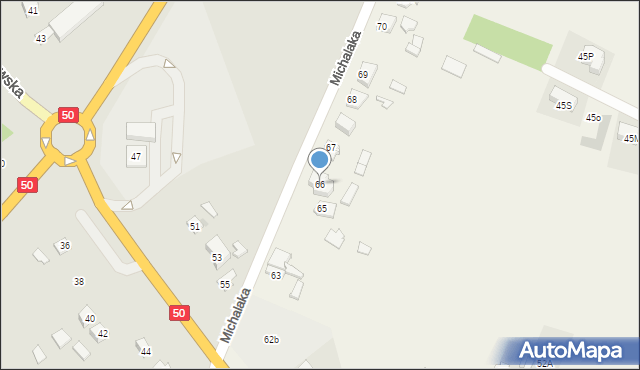 Czerwonka-Parcel, Czerwonka-Parcel, 66, mapa Czerwonka-Parcel