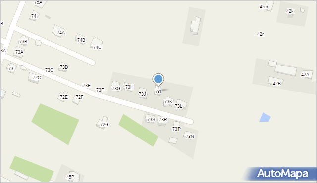 Czerwonka-Parcel, Czerwonka-Parcel, 73I, mapa Czerwonka-Parcel