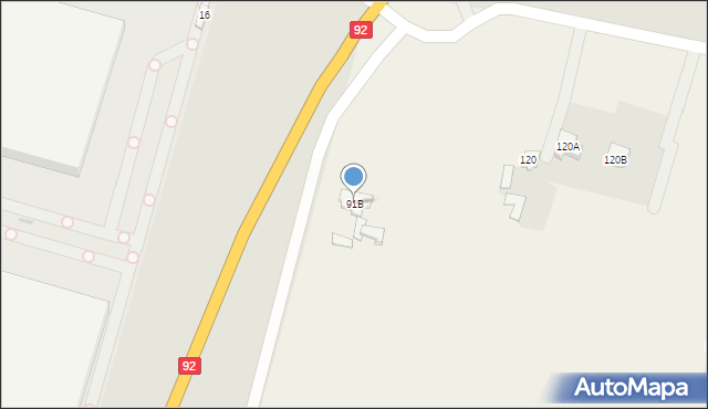 Czerwonka-Parcel, Czerwonka-Parcel, 91B, mapa Czerwonka-Parcel